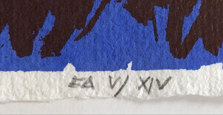 Image 1 of the artwork "Angyal született EA V/XIV / Ein Engel ist geboren EA V/XIV" by János Aknay on art24