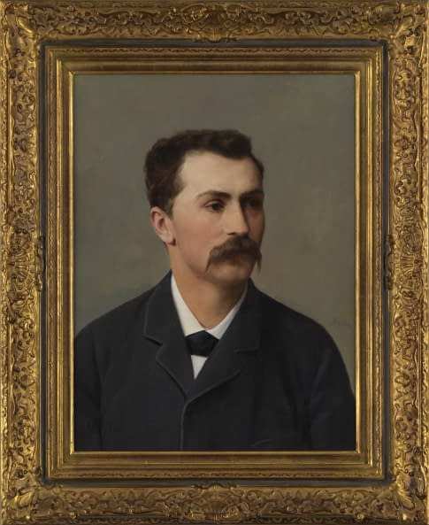 Image 1 of the artwork "Doppelporträt Zimmermann-Schönauer" by Albert Samuel Anker on art24