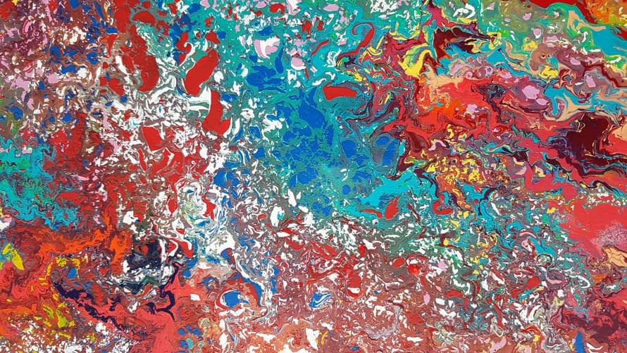 Foto 1 des Kunstwerks "Farbenexplosion" von Melanie Liru auf art24
