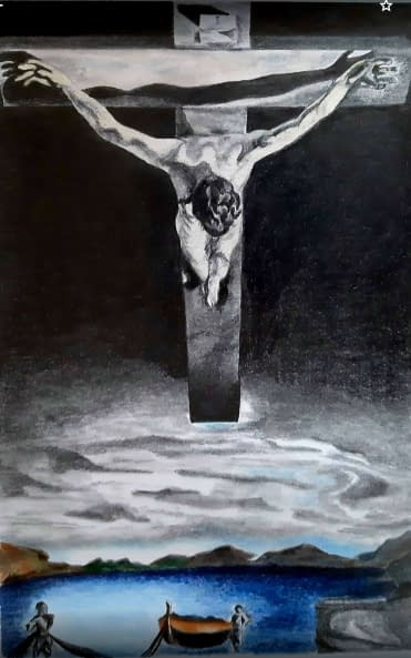 Foto 1 des Kunstwerks "Jesus watching over us" von Dimitris auf art24