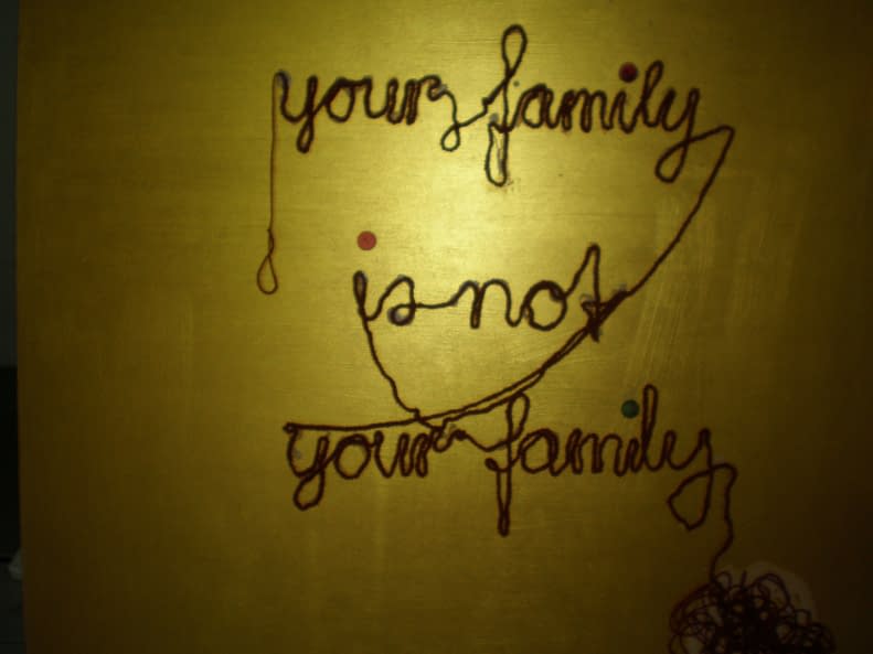Image 1 of the artwork "Your family is not your family" by Beatrice Hobi on art24
