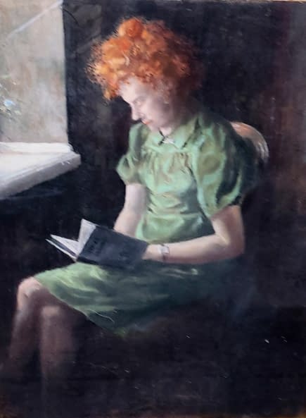 Image 1 of the artwork "Die lesende Frau" by Philip Makdisi on art24