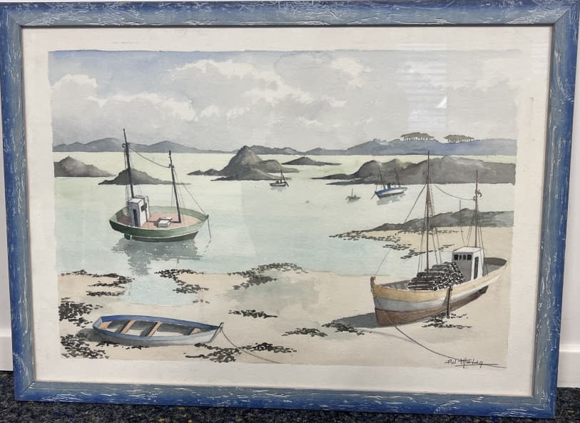 Image 1 of the artwork "Verlassen am Ufer" by Artist Wanted on art24