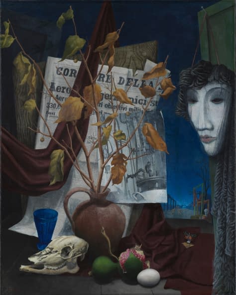 Foto 1 des Kunstwerks "Stillleben mit der Maske" von Ernst Maass auf art24