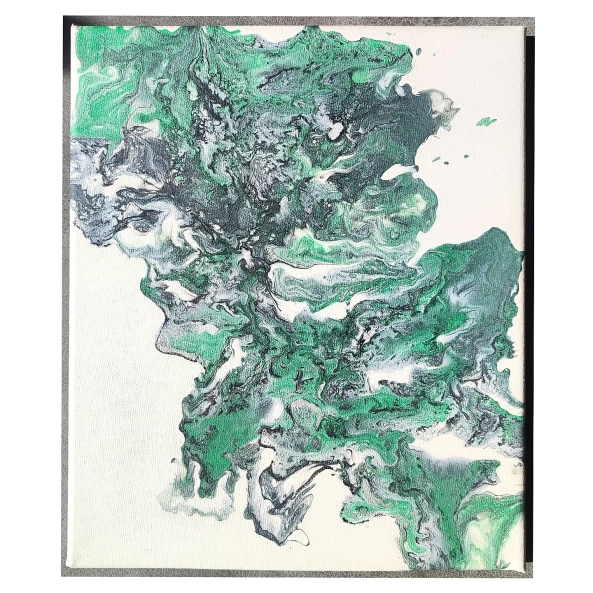 Foto 1 des Kunstwerks "Green Storm" von Elisabeth Weber auf art24