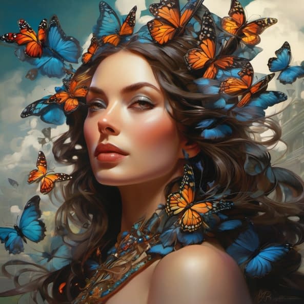 Image 1 of the artwork "papillon" by Heiko Skerra on art24