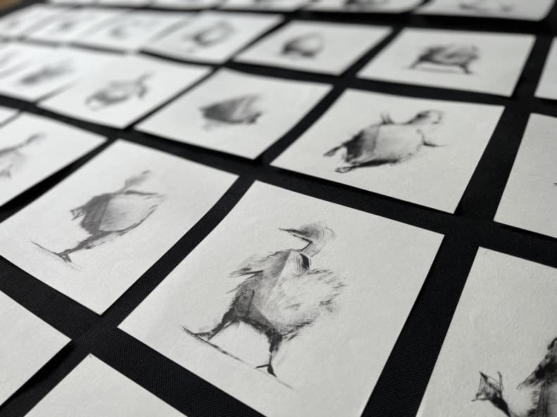Photo 1 de l'œuvre "49 Duck Butts" par Rémy Sant sur art24