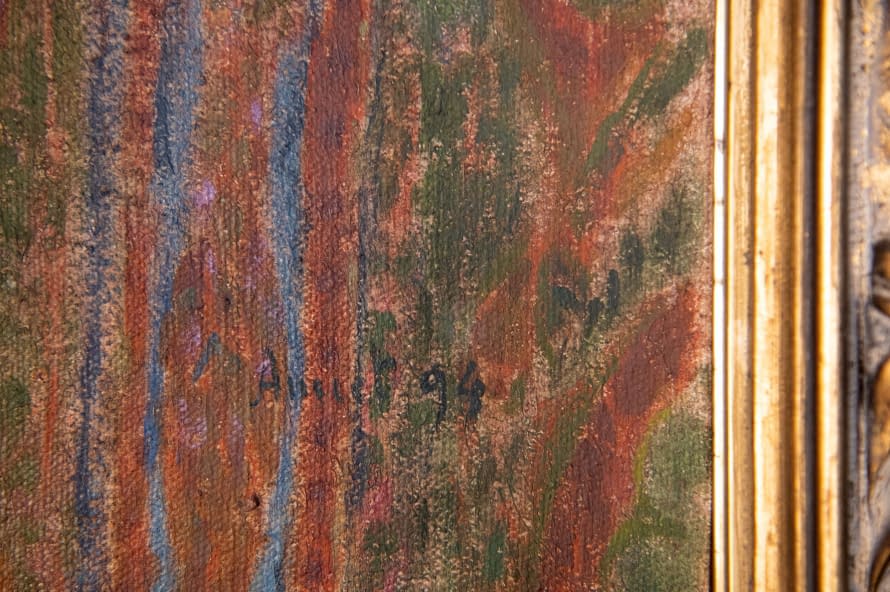 Foto 1 des Kunstwerks "Bildnis Emilie Amiet-Baer" von Cuno Amiet auf art24