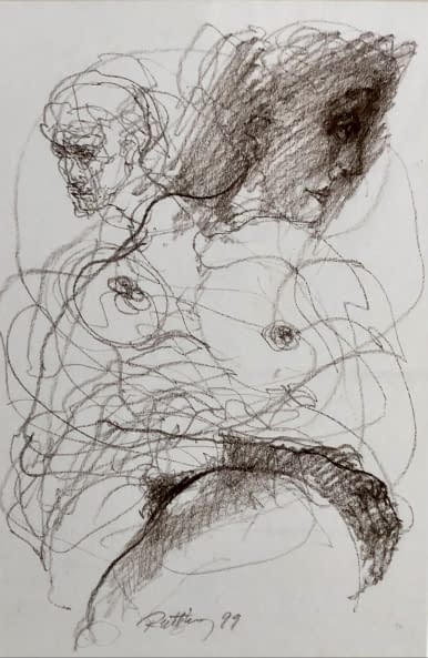 Image 1 of the artwork "Rajz III./Zeichnung III." by Ruttkay Sándor on art24