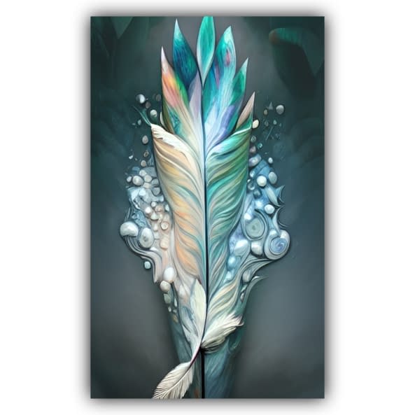 Foto 1 des Kunstwerks "Flower made of Feathers" von Deichhorst-Fotografie auf art24