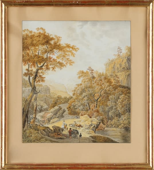 Image 1 of the artwork "Paar südliche Landschaften" by Peter Birmann on art24