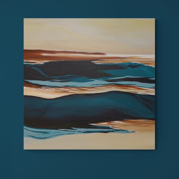 Foto 1 des Kunstwerks "Waves" von Stefanie Theiler ART auf art24