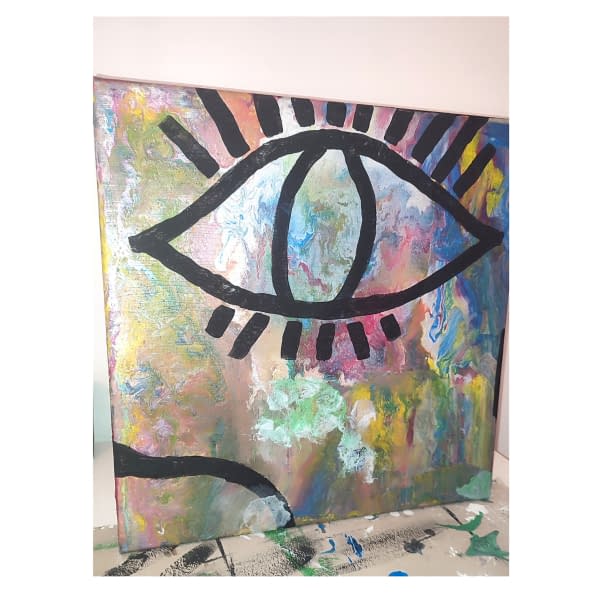 Photo 1 de l'œuvre "Broken Eye" par Elisabeth Weber sur art24