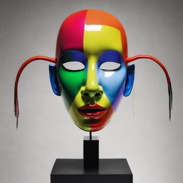 Photo 1 de l'œuvre "The Mask 24" par NEUROPILA sur art24