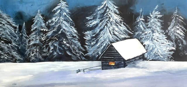Foto 1 des Kunstwerks "Hüttenzauber" von Corinna auf art24