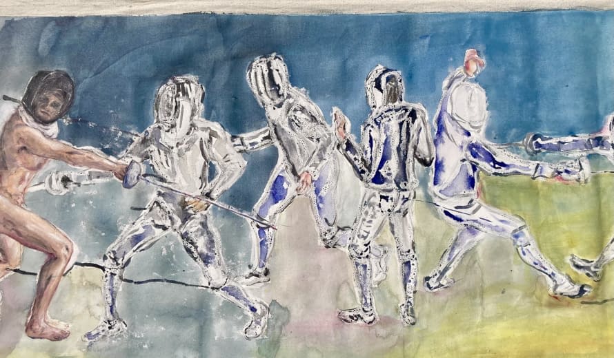 Photo 1 de l'œuvre "Jostling" par Katarina Babska Malikova sur art24