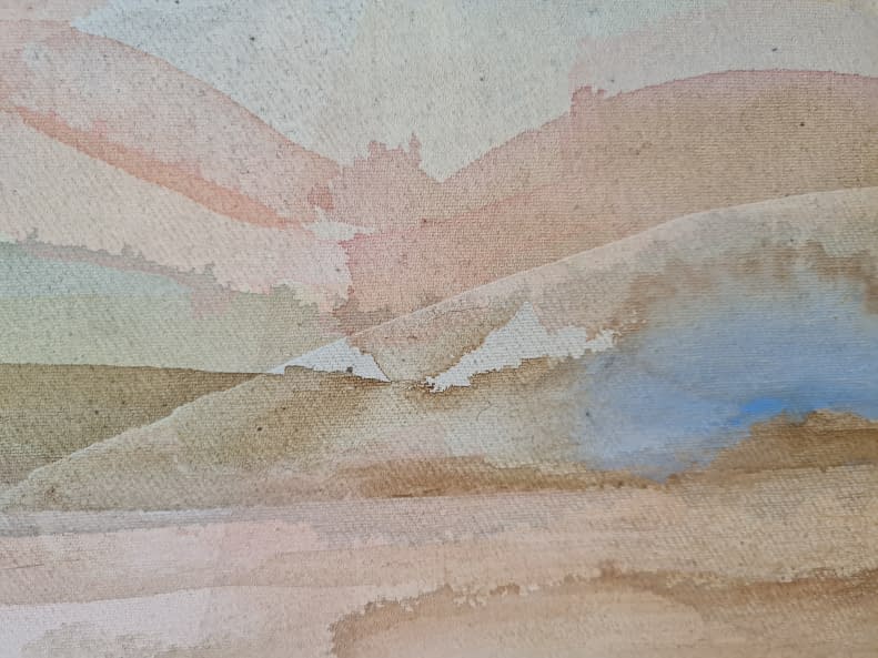 Photo 1 de l'œuvre "Desert sunset" par vanessaonuk.studios sur art24