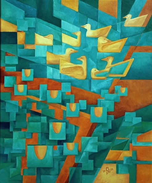 Image 1 of the artwork "cosmos gardenview" by Marcus Nordmann on art24