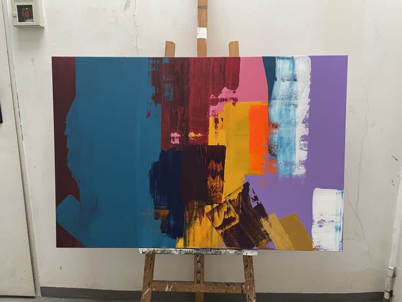 Foto 1 des Kunstwerks "Construction work" von EliaOmen auf art24