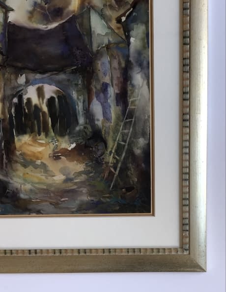 Image 1 of the artwork "Belső udvar /  Innenhof" by Tibor Gáspárdy on art24