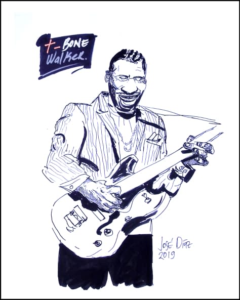 Photo 1 de l'œuvre "t-j Bone portrait" par Jose Diaz sur art24