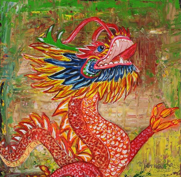 Image 1 of the artwork "Chinesicher Kalender" by Maria Fernanda Schulz on art24