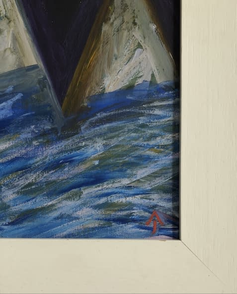 Image 1 of the artwork "Víz felett/Über der Wasseroberfläche" by János Aknay on art24