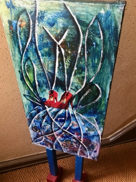 Foto 1 des Kunstwerks "Rote Schuhe 1" von Christa Baisch auf art24