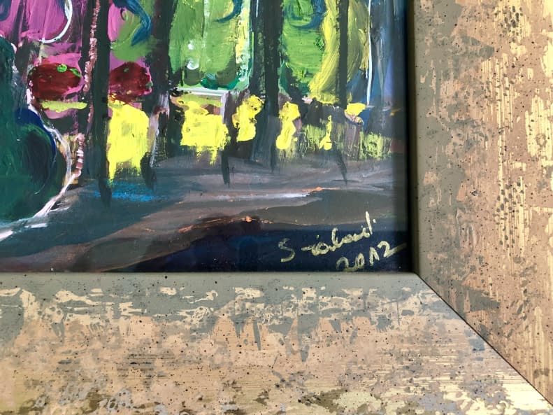 Foto 1 des Kunstwerks "Boglári ház/ Das Haus in Boglár" von Katalin Szabadi auf art24