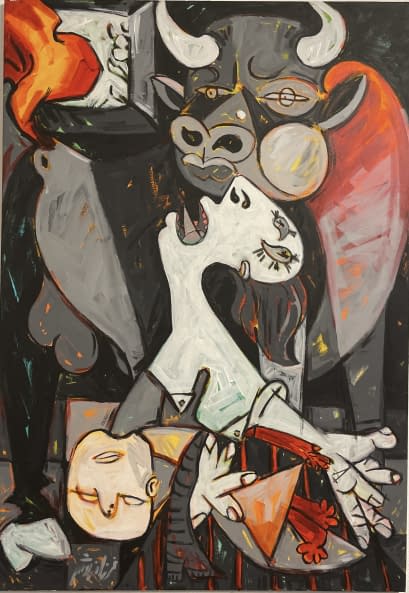 Foto 1 des Kunstwerks "Schreiende Frau" von Ravesh auf art24