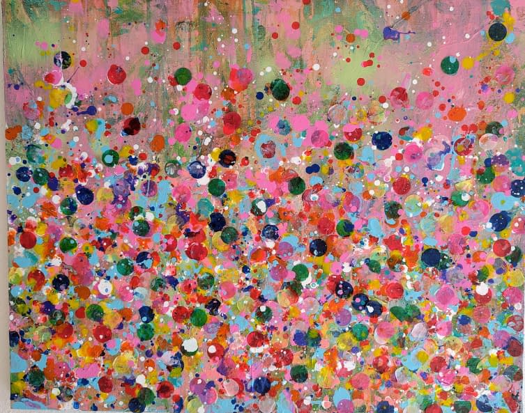 Foto 1 des Kunstwerks "Danse des cercles" von Pati auf art24