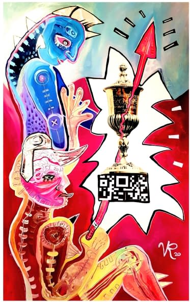 Image 1 of the artwork "Ehrenpokal" by Verena Kandler on art24