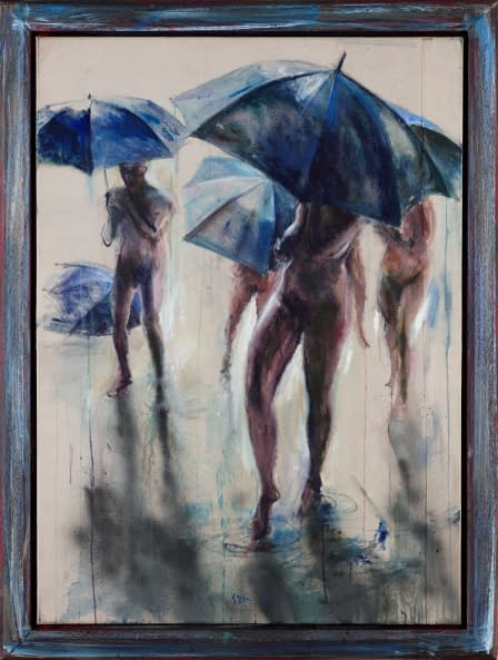 Foto 1 des Kunstwerks "Rain (white)" von Sam Drukker auf art24