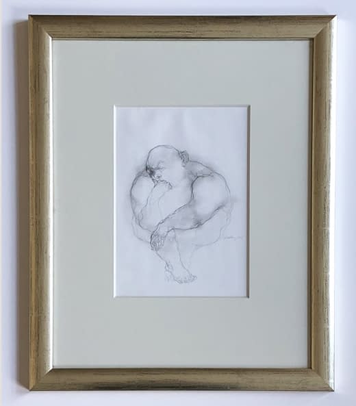 Image 1 of the artwork "Akt rajz III./ Akt Zeichnung III." by Ruttkay Sándor on art24