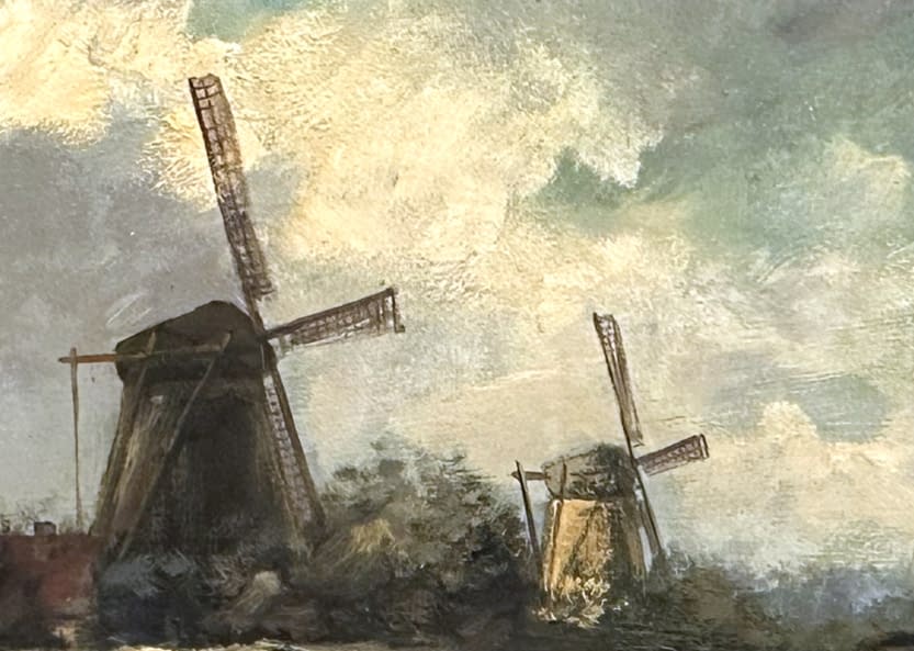 Image 1 of the artwork ""Die beiden Mühlen."" by Jacob Henricus (Jacobus) Maris on art24