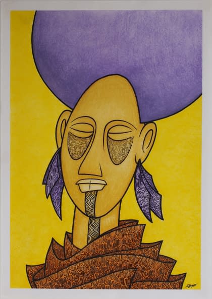 Image 1 of the artwork "Gesicht 1" by Paul Pablo Göttert on art24