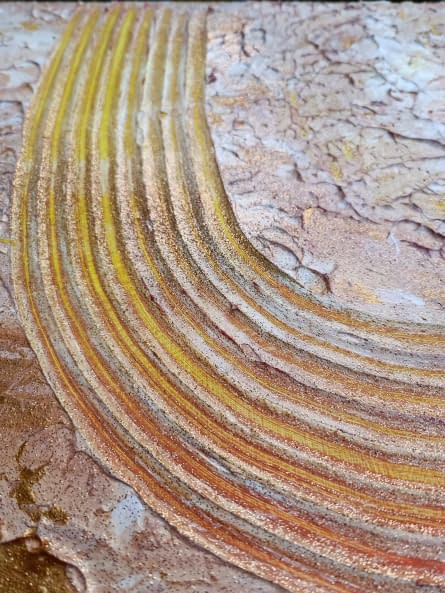 Image 1 of the artwork "Goldene Struktur" by Lp on art24