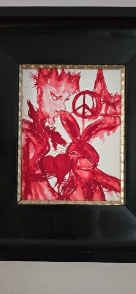 Image 1 of the artwork "Life is a Clown" by Jacqueline Berg on art24