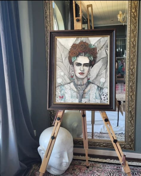 Foto 1 des Kunstwerks "FRIDA KAHLO" von Sandra Kindt auf art24