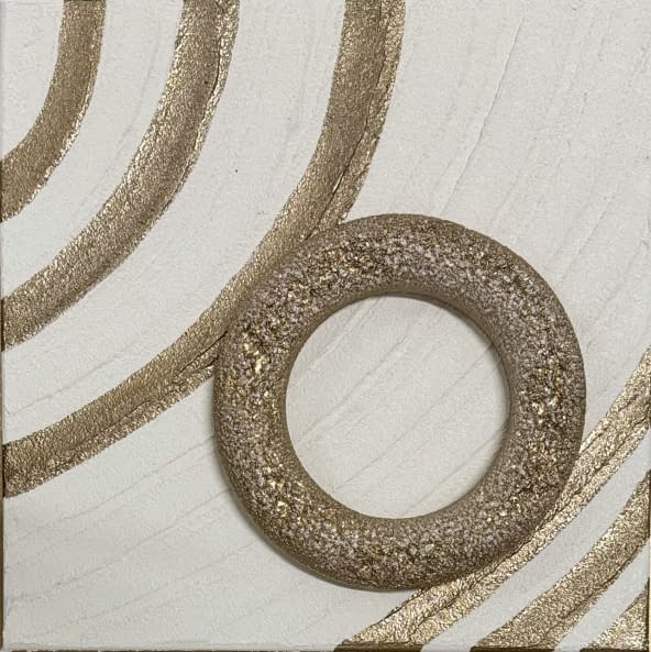 Foto 1 des Kunstwerks "Minimalistisches Gold" von Marina Egli auf art24
