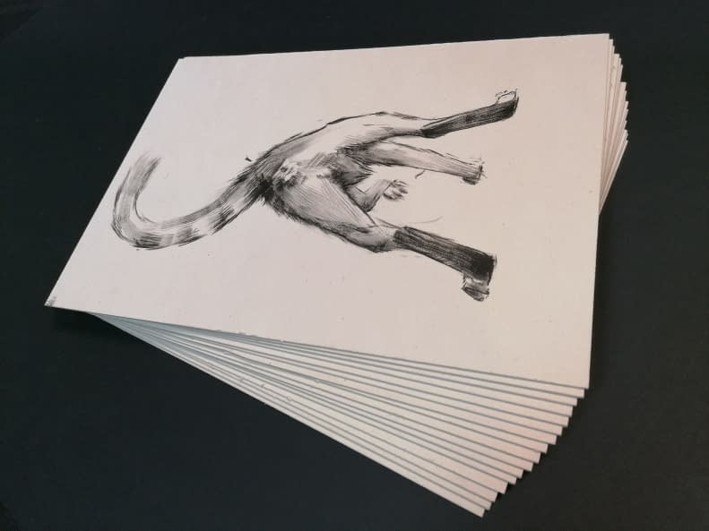 Photo 1 de l'œuvre "16 Cat Butts" par Rémy Sant sur art24