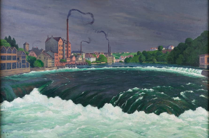 Image 1 of the artwork "Am Rhein" by Richard Emil Amsler on art24