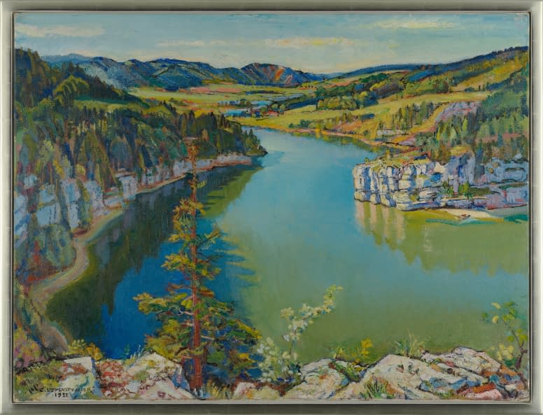Image 1 of the artwork "Bassin du Doubs au sapin" by Charles L’Eplattenier on art24