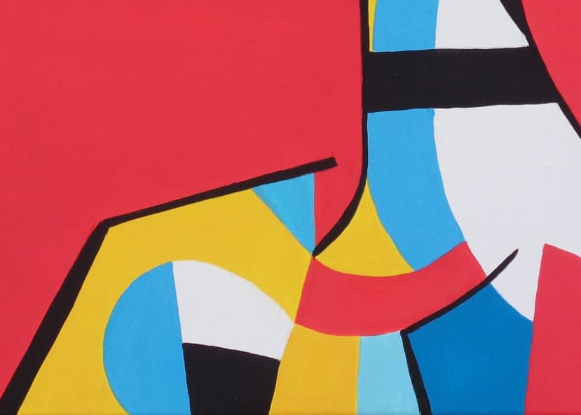 Image 1 of the artwork "Lady in red" by Ellen Art on art24