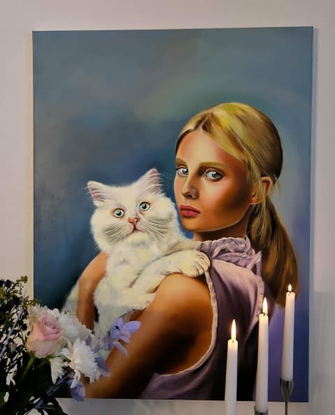 Foto 1 des Kunstwerks "Kleines Glück" von Sam.painting auf art24