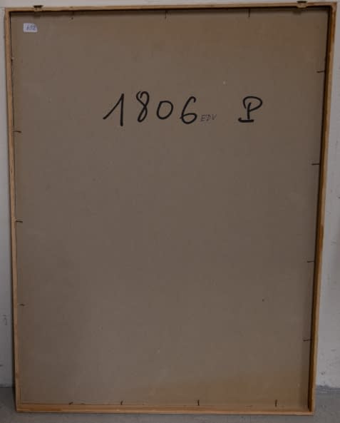 Image 1 of the artwork "Komposition auf Tapete" by Ettore Della Savina on art24