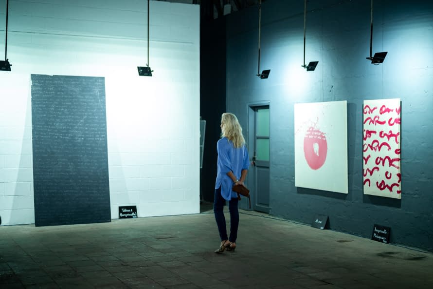 Foto 1 des Kunstwerks "INEXPRIMABLE: Tableau 1." von Magdalena Olkówna auf art24