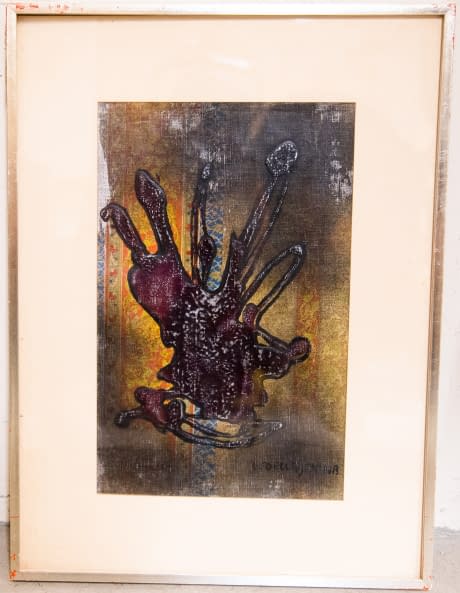 Image 1 of the artwork "Komposition auf Tapete" by Ettore Della Savina on art24
