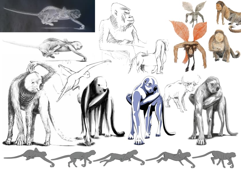 Image 1 of the artwork "Tierisches" by Thomas van der Heide on art24