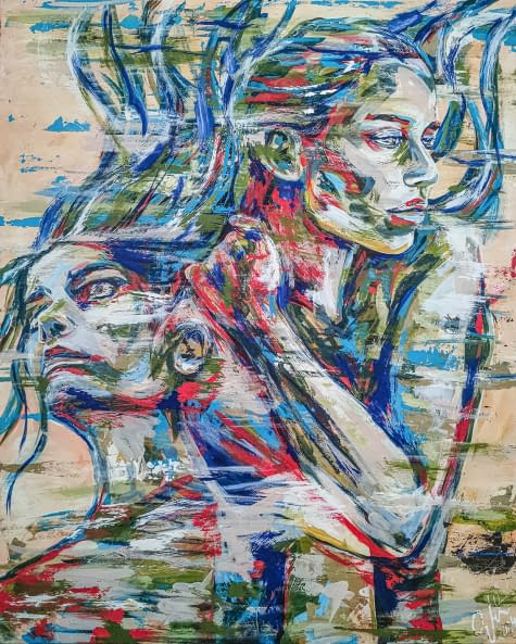 Photo 1 de l'œuvre "Florence" par carographic by Carolyn Mielke sur art24